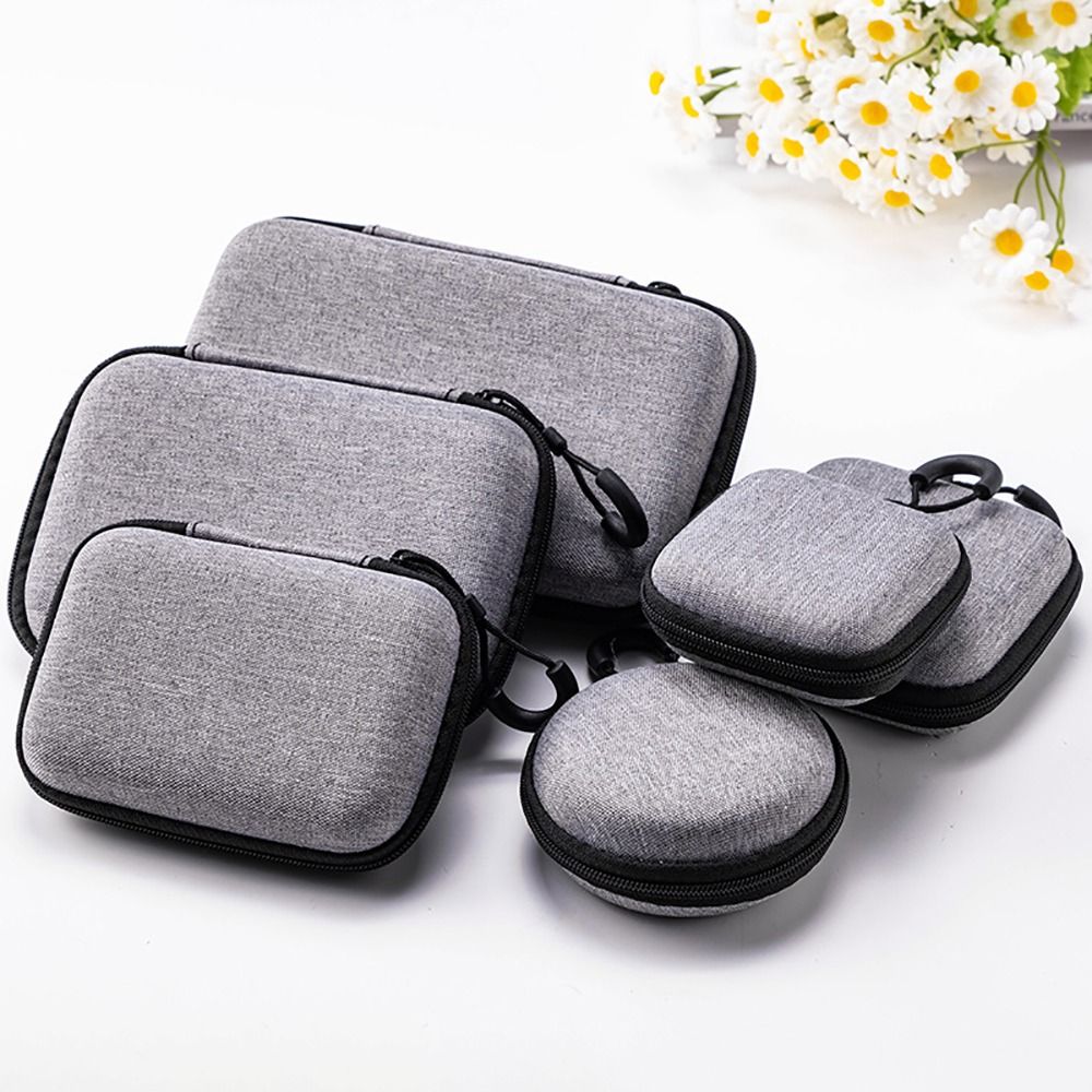 Phone Cases - 1 stuks oordopjes-/telefoon-/oplaadkabel EVA opbergtas mini