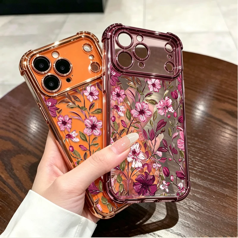 Vintage hoesje met rood bloeme - Vintage Floral Pattern Soft Case recensie en prijs