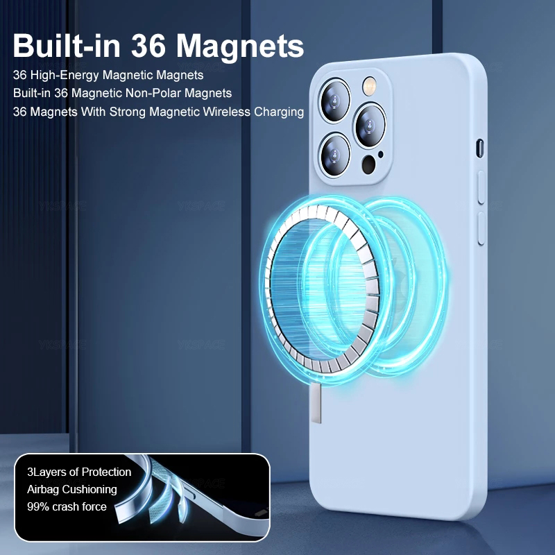 Magnetische Vloeibare Silicone - Liquid Silicone Magnetic Phone Case recensie en prijs