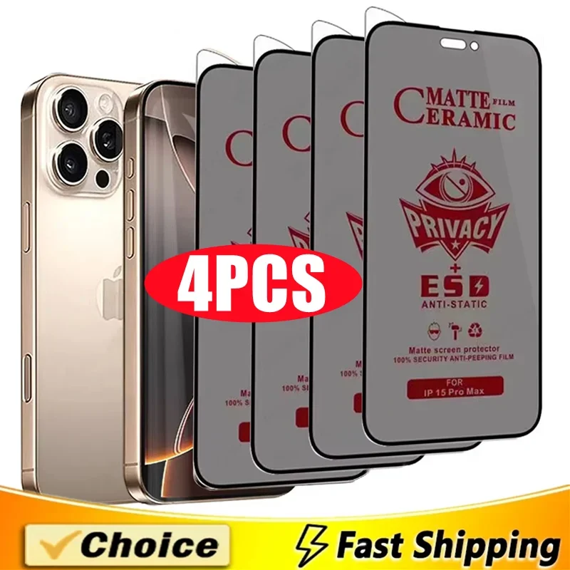 4Pcs Matte Ceramic Privacy Scr - Matte Anti Glare Screen Protector recensie en prijs