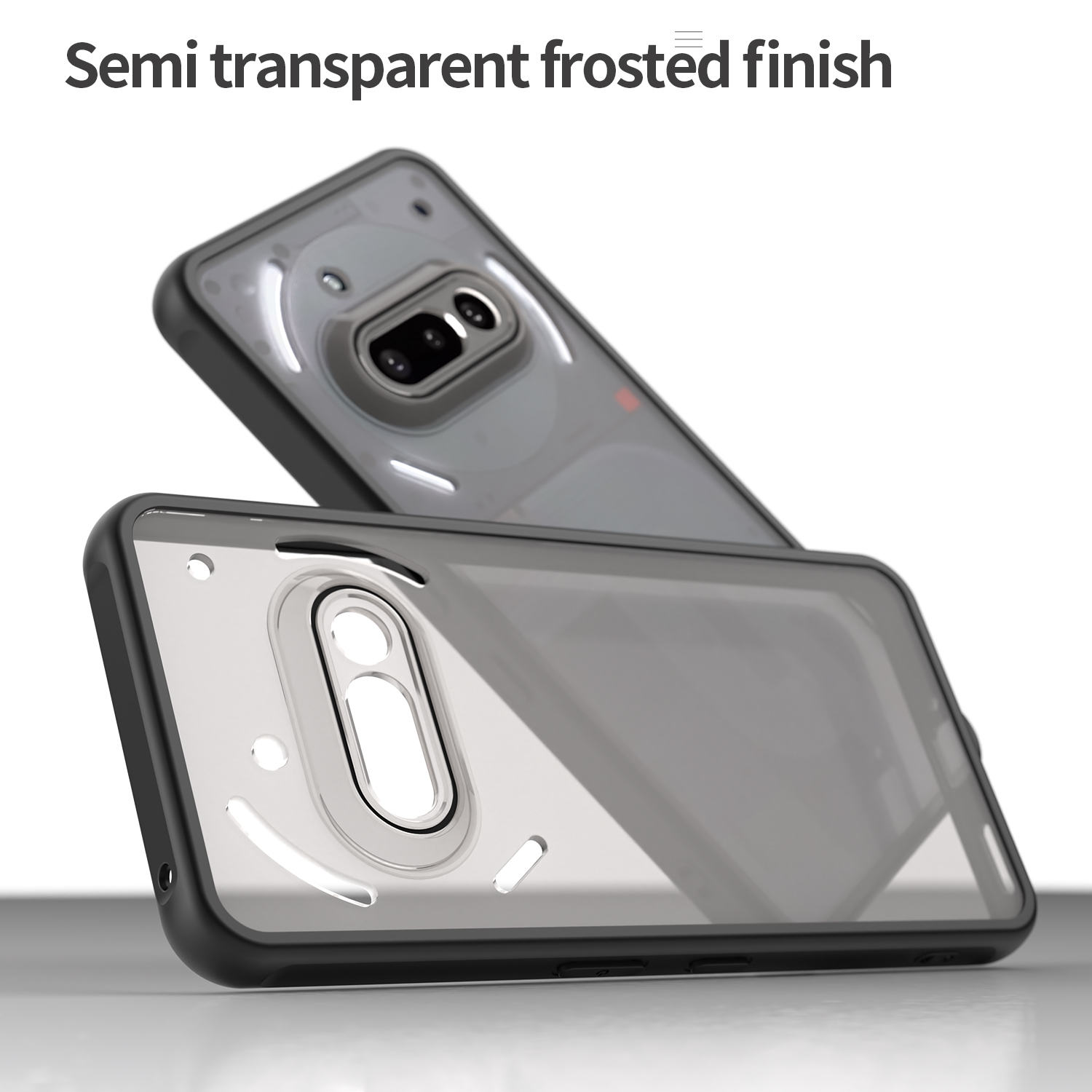 Geschikt voor de Nothing Phone - Matte Hard Pc Back Case recensie en prijs