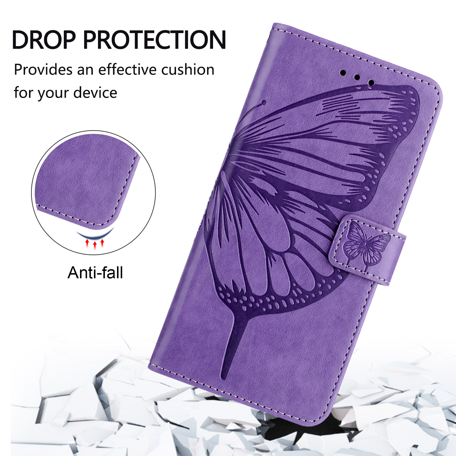 Luxe lederen portemonnee telef - Leather Wallet Card Holder Phone Cover recensie en prijs