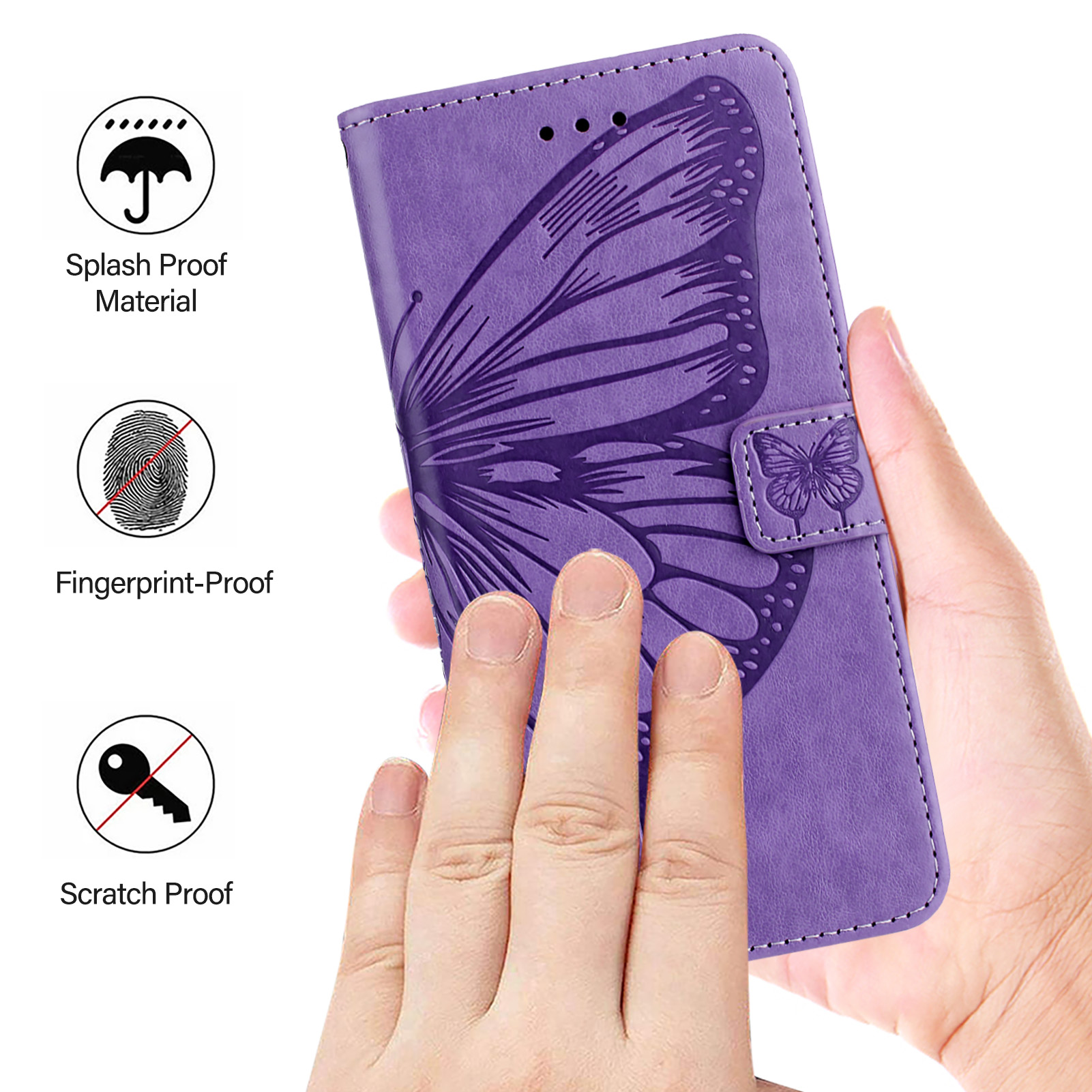 Luxe lederen portemonnee telef - Leather Wallet Card Holder Phone Cover recensie en prijs