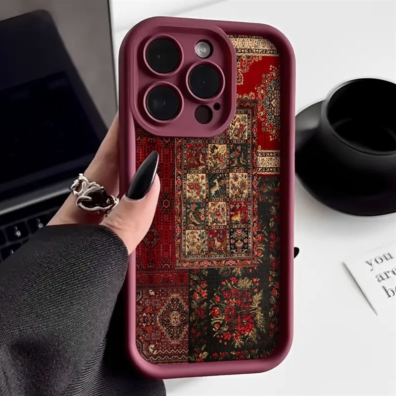 Vintage Patchwork Tapijt Patro - Vintage Floral Pattern Soft Case recensie en prijs