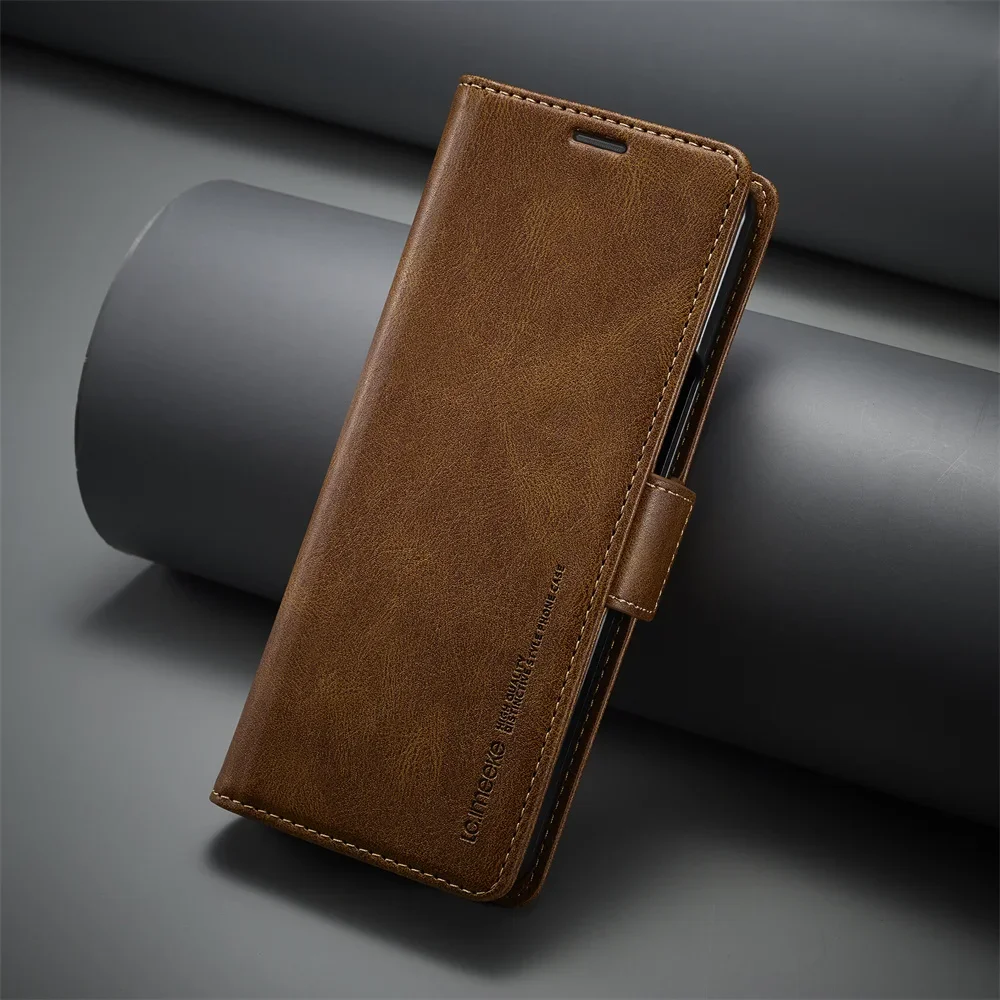 Lederen portemonnee telefoonho - Leather Wallet Card Holder Phone Cover recensie en prijs