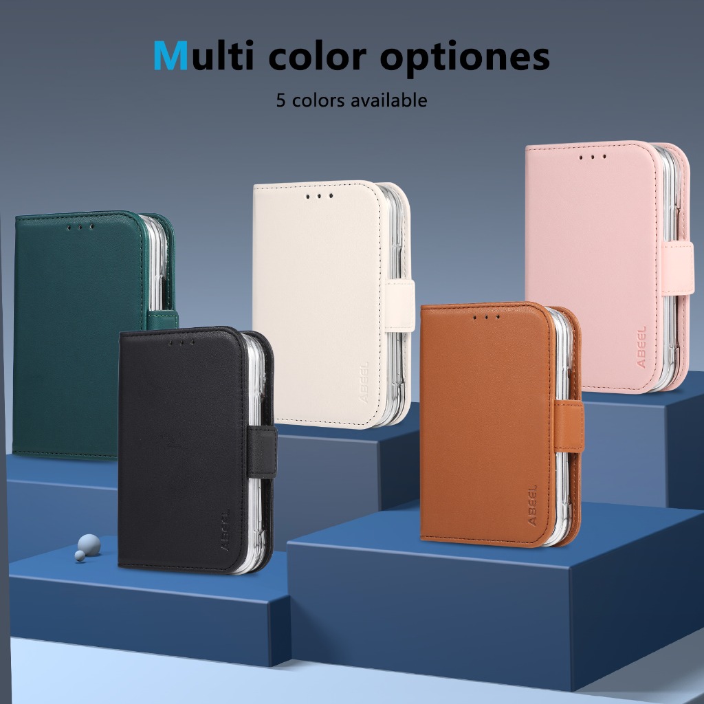 RFID-beschermende kaarthouder, - Leather Wallet Card Holder Phone Cover recensie en prijs