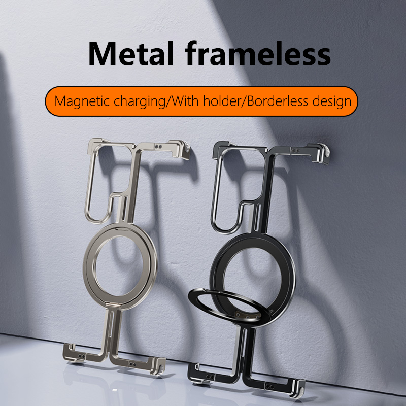 Metalen Frameloze Magnetische  - Metal Bumper Aluminum Frame Case recensie en prijs